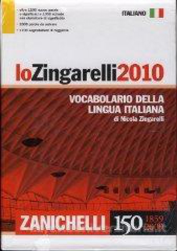 loZingarelli2010. Vocabolario della lingua italiana